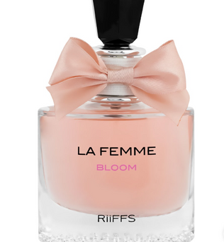 La Femme Bloom 100ml Eau de Parfum raspberry jasmine peony patchouli vanilla musk oakmoss