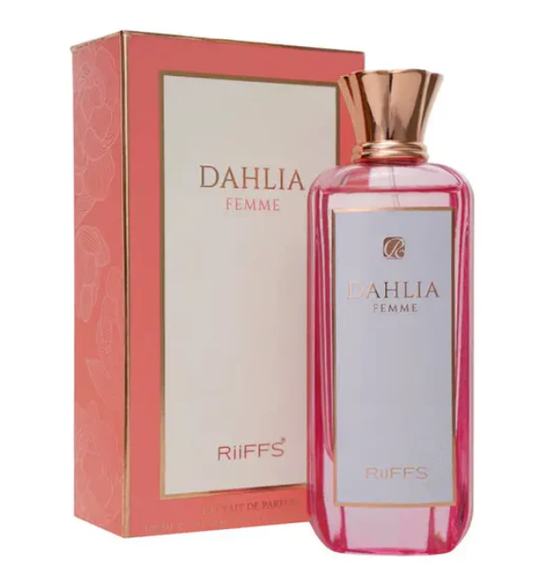 Dahlia Femme by Riiffs 100ml Extrait de Parfum bergamot pear citrus tuberose musk aloe jasmine vanilla patchouli