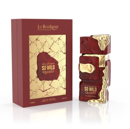 So Wild Quartz by Le Bonheur 100ml Eau de Parfum clove saffron caramel akigala cashmeran vanilla amber