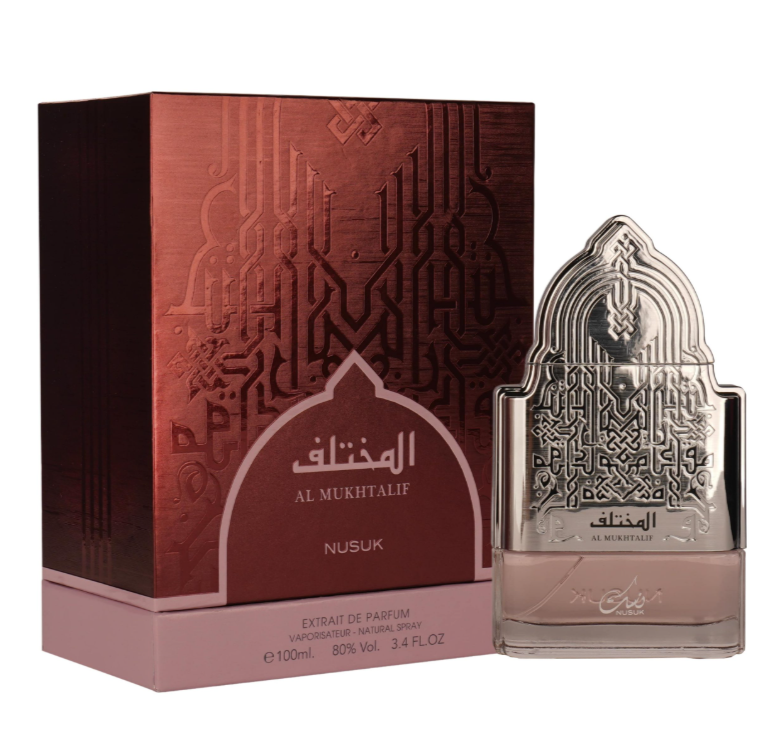 Al Mukhtalif woman by Nusuk |100ml Extrait de Parfum | Pineapple pear rose jasmine lily musk amber patchouli
