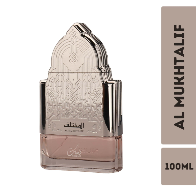 Al Mukhtalif woman by Nusuk |100ml Extrait de Parfum | Pineapple pear rose jasmine lily musk amber patchouli