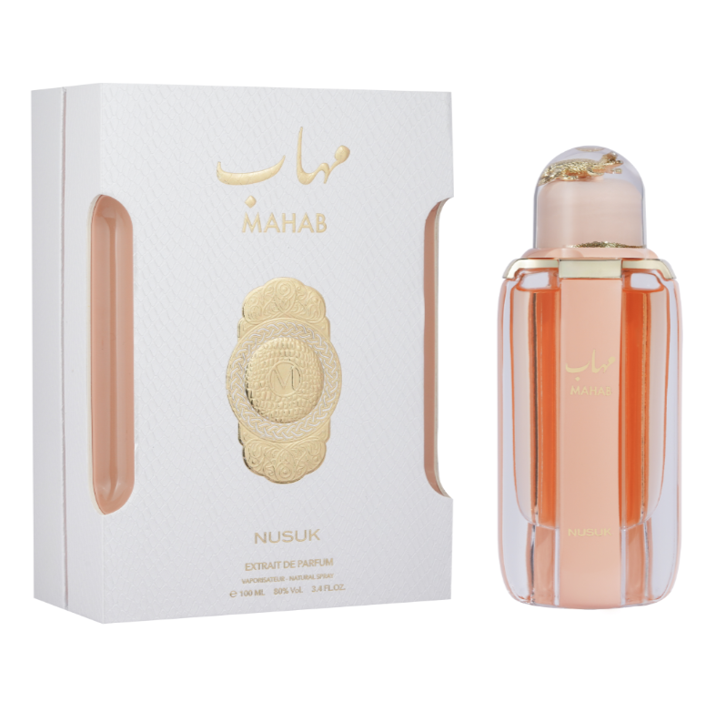 Mahab by Nusuk 100ml | Extrait de Parfum | Incense anise red berries osmanthus peach jasmine sandlewood rose musk