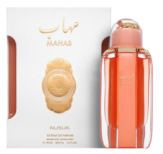 Mahab by Nusuk 100ml | Extrait de Parfum | Incense anise red berries osmanthus peach jasmine sandlewood rose musk