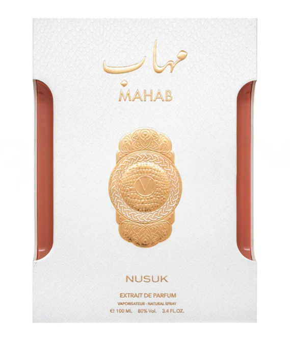 Mahab by Nusuk 100ml | Extrait de Parfum | Incense anise red berries osmanthus peach jasmine sandlewood rose musk