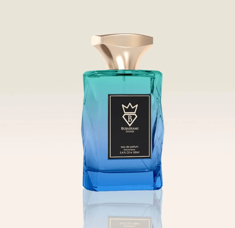 Bujairami Billionaire's Club 100ml Eau de Parfum orange lemon tangerine ginger sea notes tiare flower mimosa salt musk amber