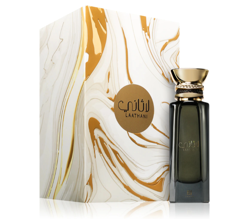 Laathani 80ml Extrait de Parfum fresh candied fruit pink pepper aromatic oud amber musk leather