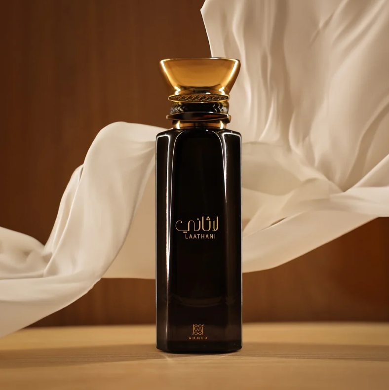 Laathani 80ml Extrait de Parfum fresh candied fruit pink pepper aromatic oud amber musk leather