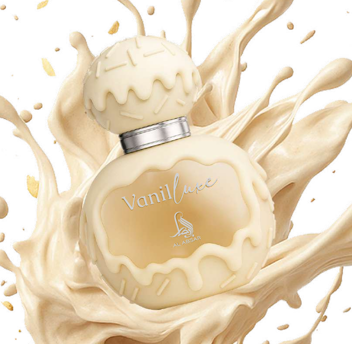 Al Absar Treats Vanilluxe 100ml Eau de Parfum gourmand milk floral powdery amber vanilla musk