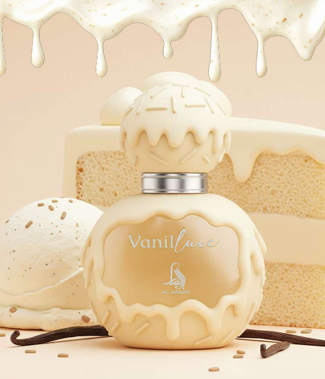 Al Absar Treats Vanilluxe 100ml Eau de Parfum gourmand milk floral powdery amber vanilla musk