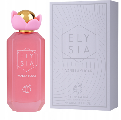 Vanilla Sugar Elysia 100ml Eau de Parfum vanilla pear marshmallow violet rum ylang ylang bubblegum jellybean caramel jasmine sugar tonka sandlewood perfume fragrance