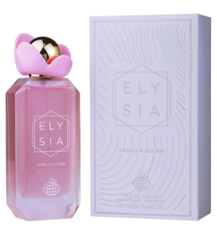 Vanilla Sugar Elysia 100ml Eau de Parfum vanilla pear marshmallow violet rum ylang ylang bubblegum jellybean caramel jasmine sugar tonka sandlewood perfume fragrance
