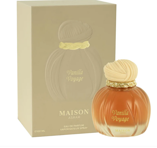Vanilla Voyage Eau de Parfum caramel butter jasmine tonka honey vanilla musk amber unisex gourmand perfume