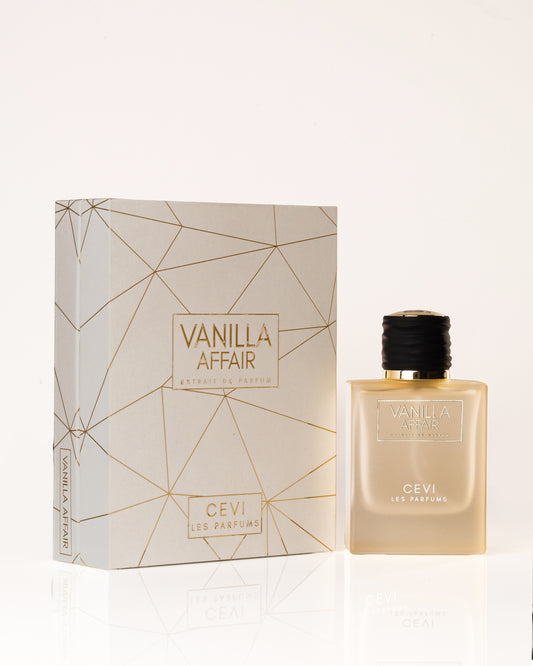 Vanilla Affair by Cevi les Parfums 100ml Extrait de Parfum orange blossom powdery coconut fruity woody vanilla musk amberwood