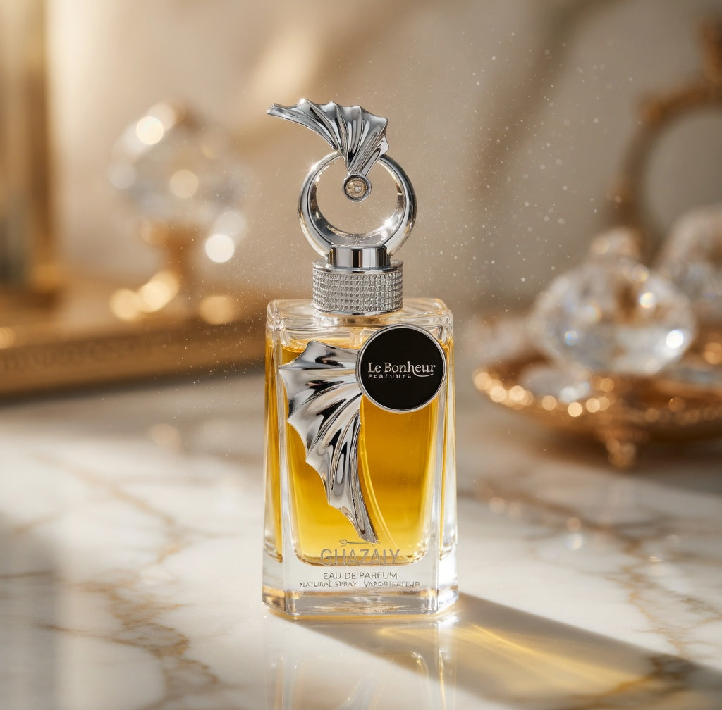 Ghazaly Le Bonheur Perfumes for women and men 100ML Vanilla musk orange blossom and Jasmine