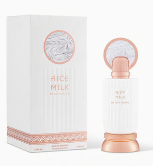 Rice Milk by Gulf Orchid 100 ML - EDP - Amber, Vanilla, Cream, Musk, Milk, Almond, Orange blossom, Lily of the Valley, Bergamot