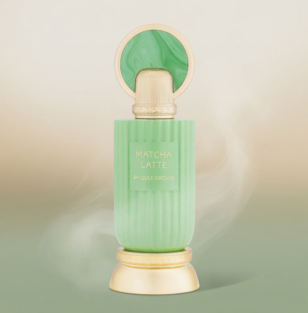 Matcha Latte By Gulf Orchid 100ml EDP - Vanilla, Sandlewood, Musk, Tonka, Milk Cream, Green Team Matcha