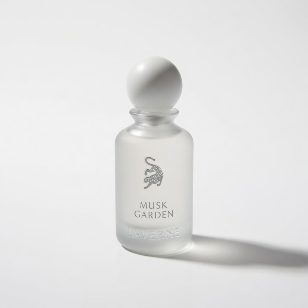 Musk Garden | Eau De Parfum 100ml | by Laverne | Apple Rhubarb Peach Musk Violet Vanilla