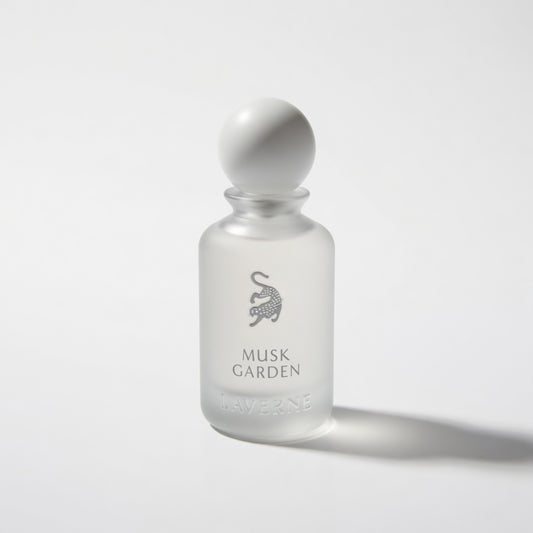 Musk Garden | Eau De Parfum 100ml | by Laverne | Apple Rhubarb Peach Musk Violet Vanilla