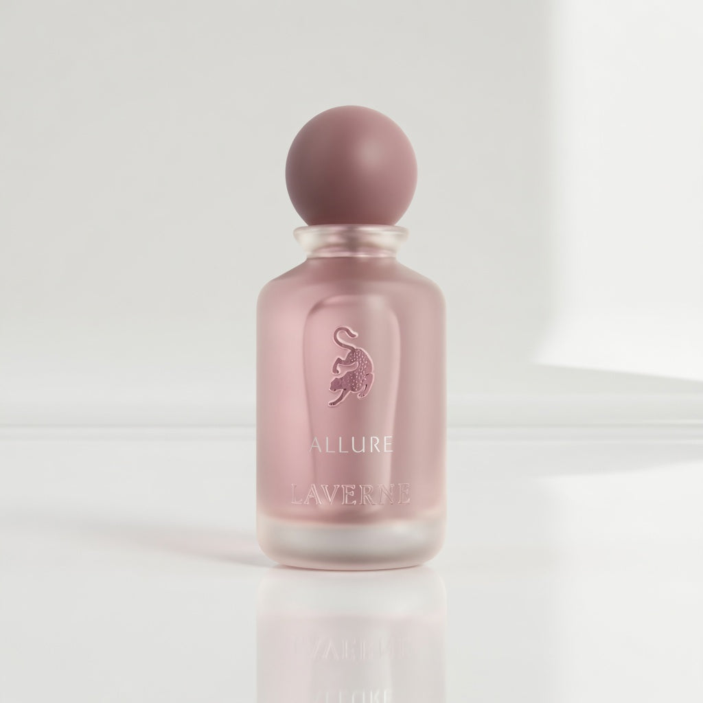 Allure | Eau De Parfum 100ml | by Laverne | Green Apple Pink Pepper Jasmine Rose Musk Tonka Amber