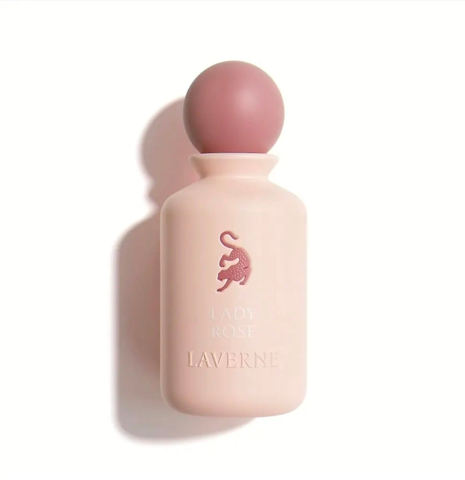 Lady Rose By Laverne | 100ml Eau De Parfum | Pink Pepper Black Current Saffron Raspberry Coffee Rose Musk Cocoa