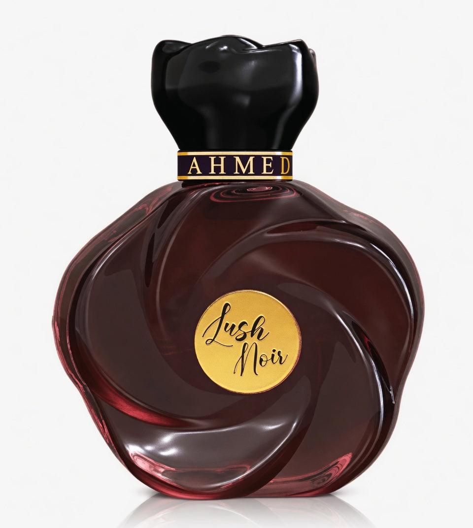 Lush Noir by Ahmed Al Maghribi 75ml Eau De Parfum | Bergamot Almond Peony Vanilla Musk