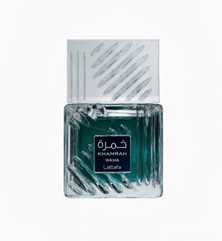 Khamrah Waha by Lattafa |100ml | Eau de Parfum | Yuzu Ginger Iris Tonka Bean Vanilla Musk Cucumber