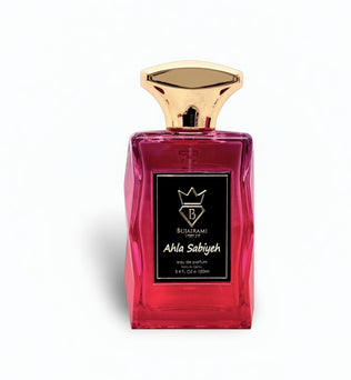 Ahla Sabiyeh 100ml Eau de Parfum by Bujairami | pear peach mandarin jasmine rose tuberose musk vanilla cedar.
