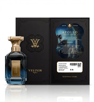 Apollo by Velixir | 100ml Eau De Parfum | Green Apple Ginger Bergamot Berries Amberwood Tonka Cedar