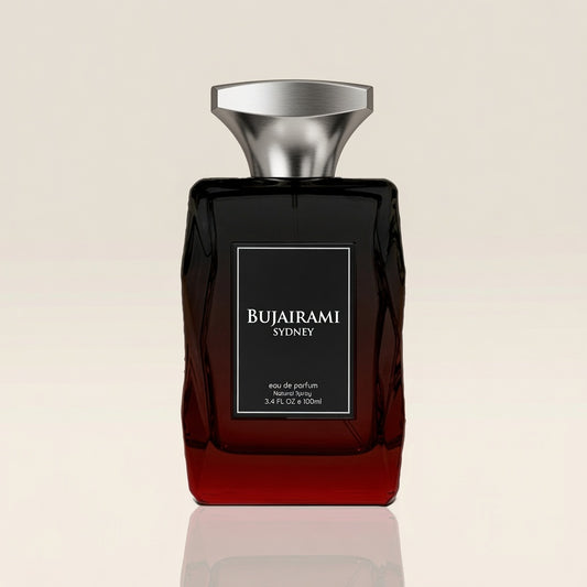 Bare Oud by Bujairami | 100ml Eau De Parfum |  juicy burst of Raspberry, sweet Almond Rose Bourbon Sandlewood Vanilla
