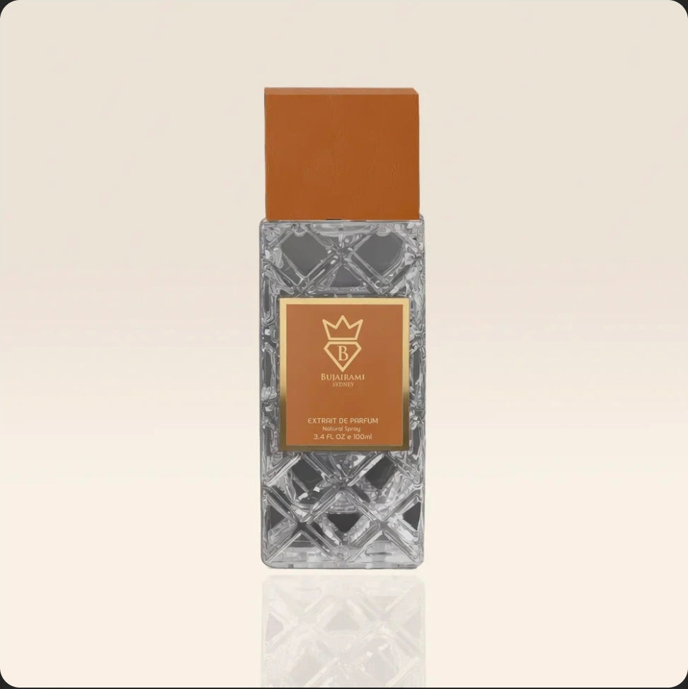 Rose In Gold By Bujairami | 100ml Extrait De Parfum | Litchi Pear Bergamot Pink Pepper Turkish Rose Peony Floral