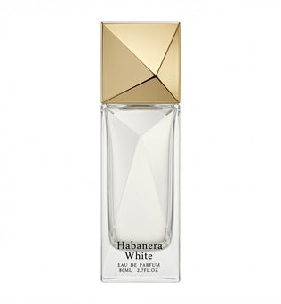 Aurora Habanera White by Aurora Scents | 80ml Eau De Parfum | Radiant Floral Fresh Vanilla Benzoin Sandlewood Orange Bergamot Jasmine