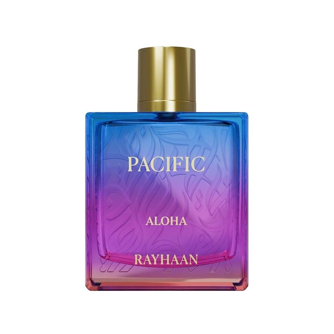Rayhaan Pacific Aloha | 100ml Eau De Parfum | Orange Mandarin Lemon Watermelon Creamy Coconut Ambergris Cocoa
