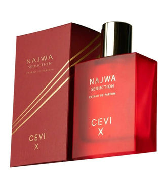 Najwa Seduction by Cevi X 100ml Extrait de Parfum raspberry powder peach iris rose violet musk woods