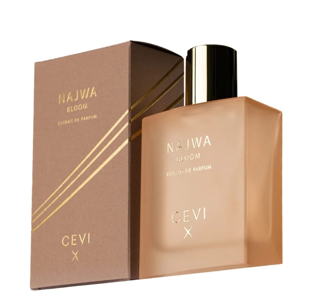 Najwa Bloom by Cevi X 100ml Extrait de Parfum Rose Saffron Black Pepper Oud Woody Amber