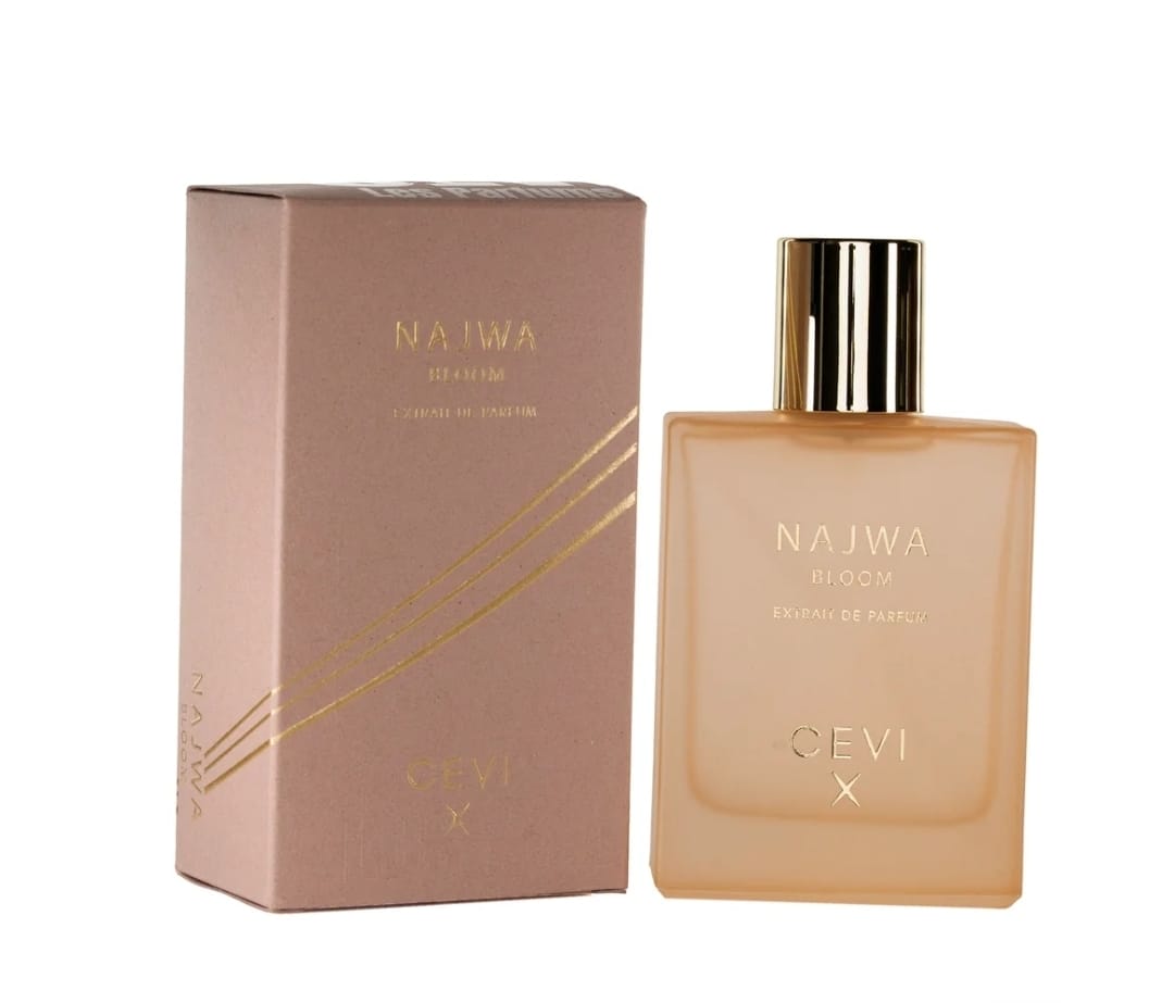 Najwa Bloom by Cevi X 100ml Extrait de Parfum Rose Saffron Black Pepper Oud Woody Amber