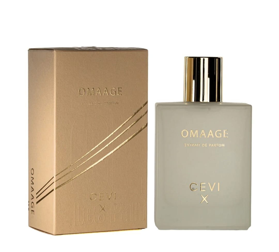 Omaage by Cevi X 100ml Extrait de Parfum citrus petitgrai cedar geranium aromatic oakmoss leather musk