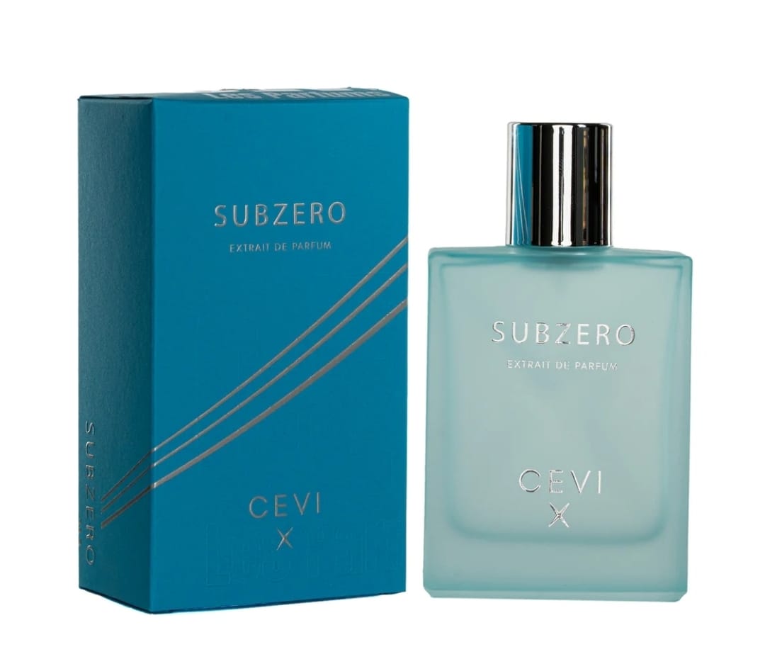 Subzero by Cevi X 100ml Extrait de Parfum citrus jasmine powder gingeer musk amber woods