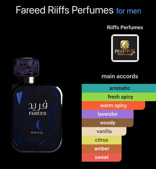 Fareed by RiiFFS 100ml cardamom pepper lavender bergamot Vetiver tonka cedarwood