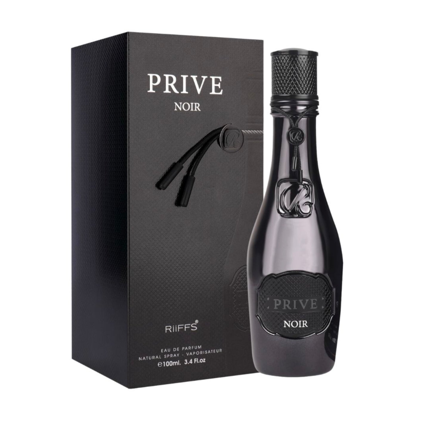 Privè Noir Black by Riiffs Perfumes Eau De Parum 100ml Grapefruit, Cardamom and Apple Tonka Bean, Leather, Amberwood, Suede and Birch.