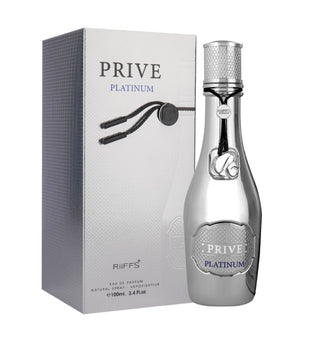 Privè Platinum Silver by Riiffs Eau De Parfum 100ML Lemon Zest, Orange White Tea, Fig Lea Amberwood, Cedar Musk