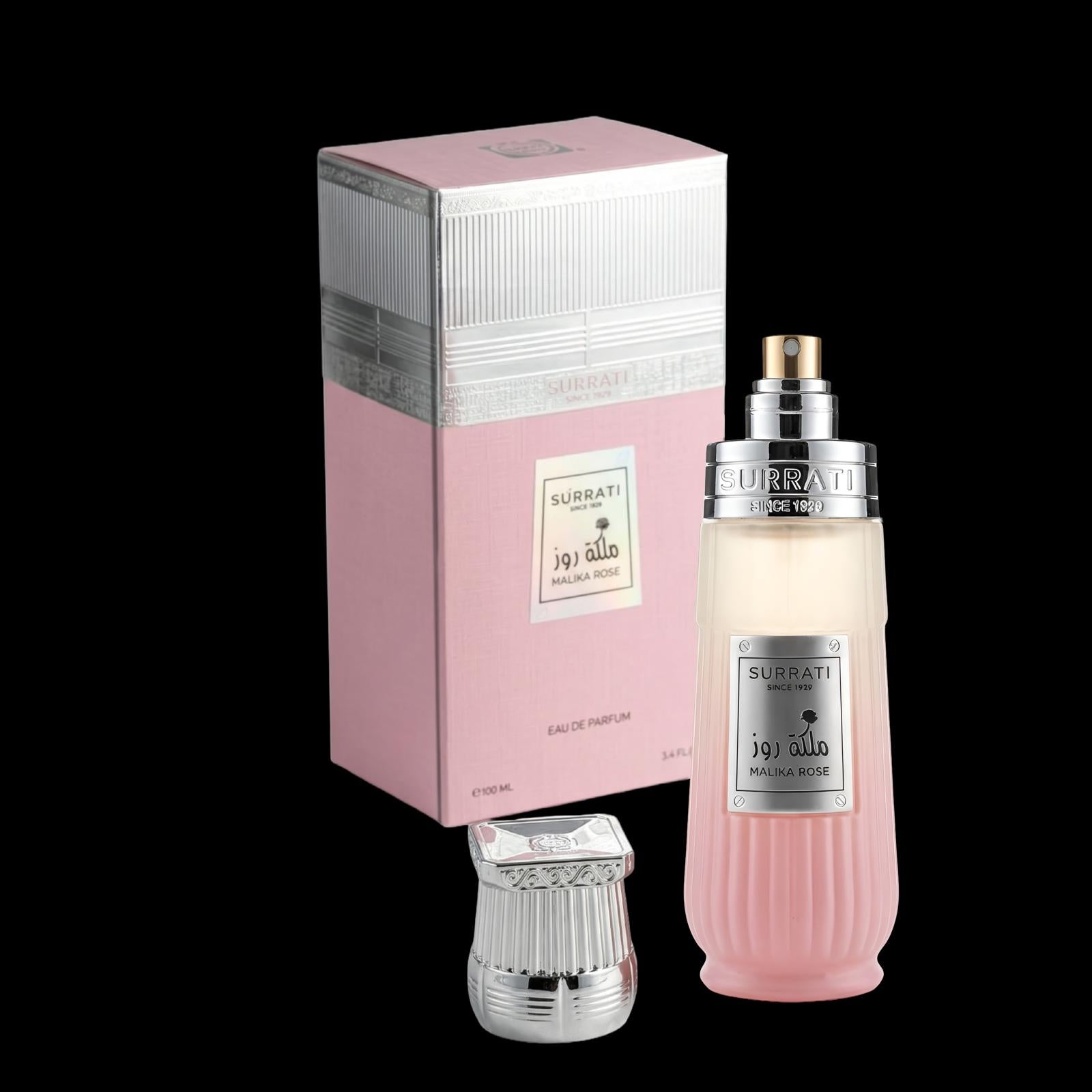 Malika La Rose Eau de Parfum 100ml White florals, tuberose, fresh spice, lactonic, powdery, soft musk