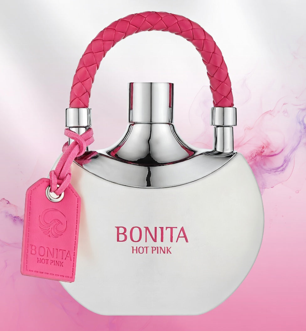 Bonita Hot Pink by Le Falconé 100ml Lily, Bergamot, Sorbet Mandarin Orange, Bougainvillea, Jasmine Pink Pepper, Musk