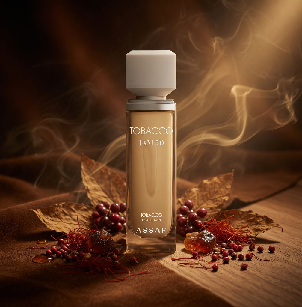Tobacco Jam 50 by Assaf 100ml Extrait de Parfum Lavender Bergamot amber patchouli vanilla tobacco