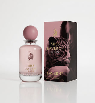 Miss Laverne Bloom | Eau De Parfum 100ml | by Laverne | Jasmine Pink Pepper Blackberry Iris Peach Caramel Patchouli Amber Musk