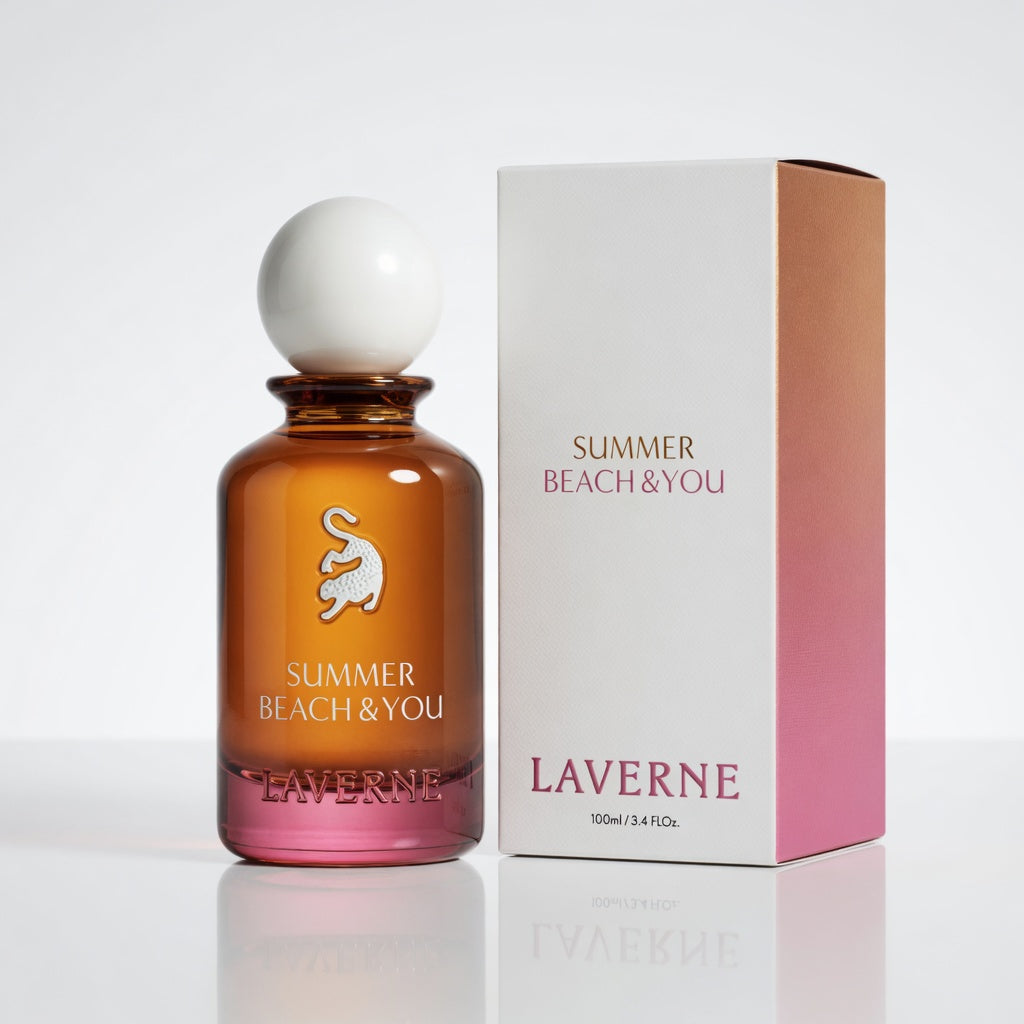 Summer Beach & You | Eau De Parfum 100ml | by Laverne | Bergamot Lavender Benzoin Vanilla Tonka