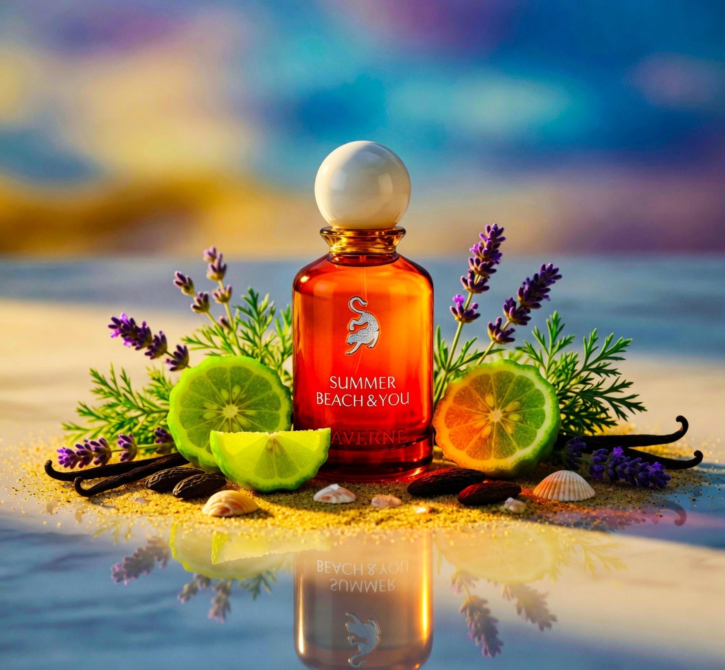 Summer Beach & You | Eau De Parfum 100ml | by Laverne | Bergamot Lavender Benzoin Vanilla Tonka