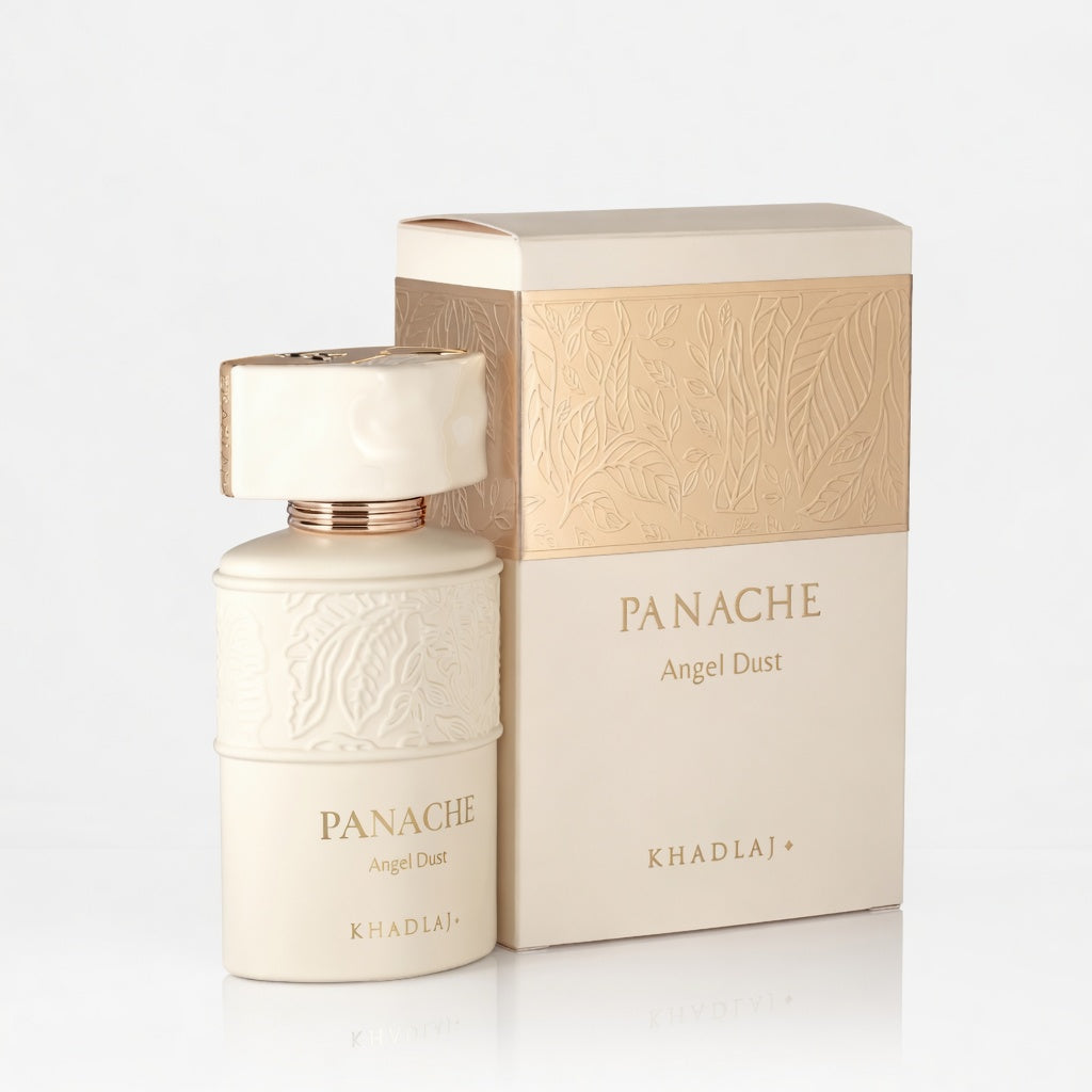 Khadlaj Panache Angel Dust |Extrait De Parfum | 100ml | Creamy Vanilla Whipped Cream Bezoin Sandlewood