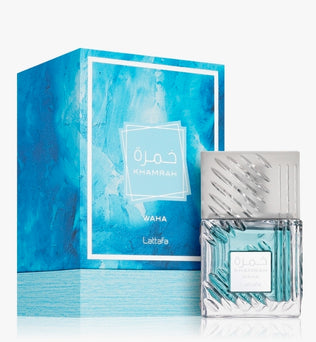 Khamrah Waha by Lattafa |100ml | Eau de Parfum | Yuzu Ginger Iris Tonka Bean Vanilla Musk Cucumber