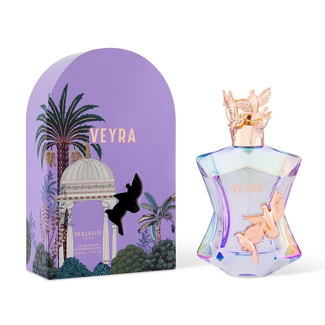 Veyra by Maison Asrar pomegranate blackcurrant peach rose magnolia caramel lily vanilla ambrette