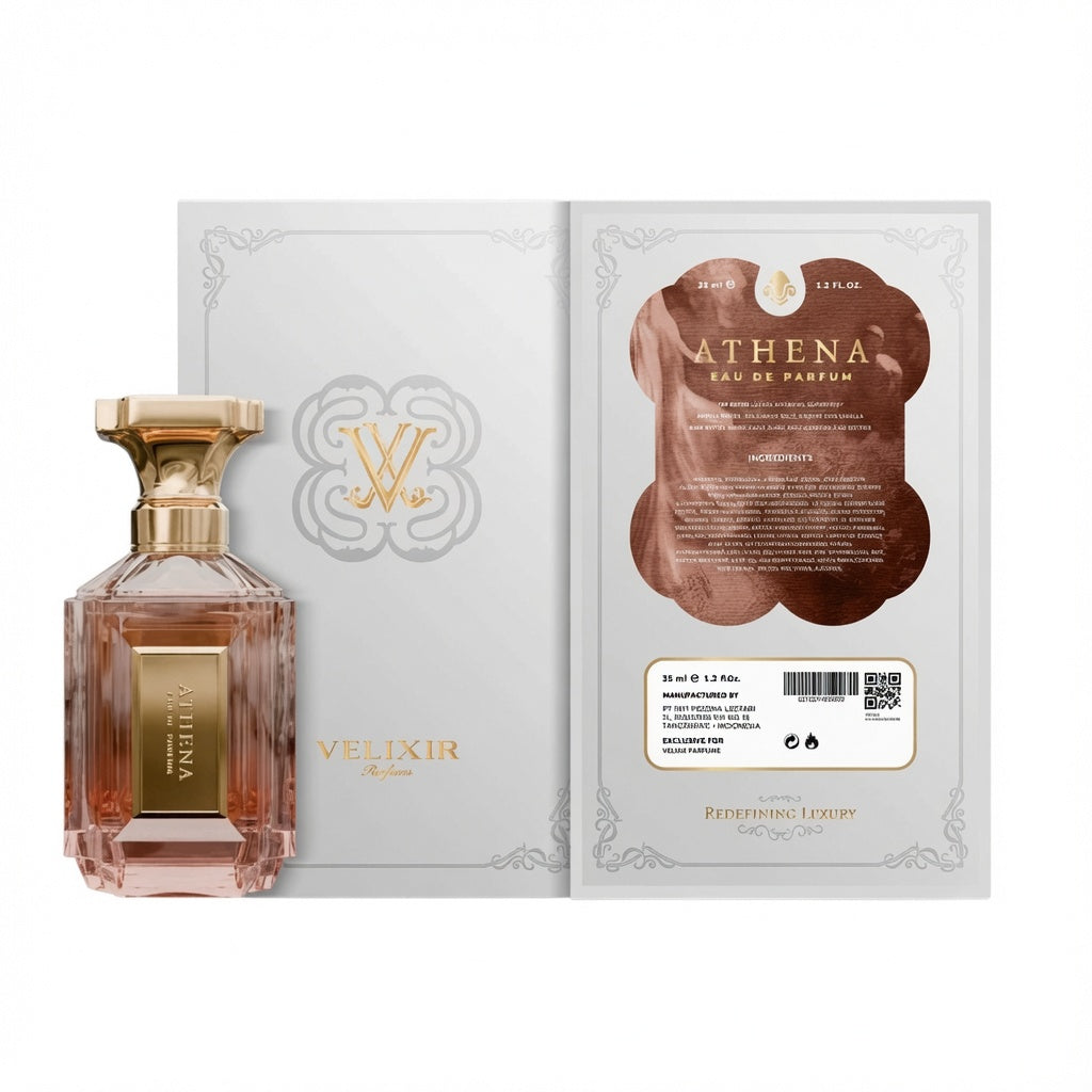 Athena by Velixir | 100ml Eau de Parfum | Rose Freesia Vanilla Musk
